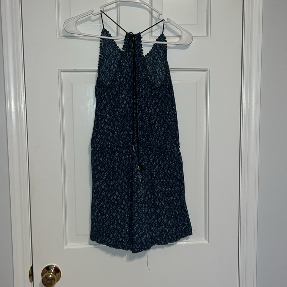 Navy Romper - Picture 2 of 2